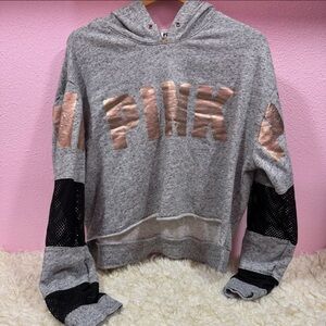 Pink Gray Hoodie by PINK Victoria's Secret